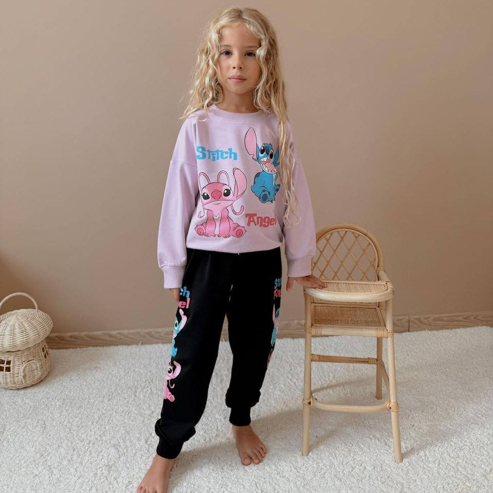STlTCH Friends Girls Jogger Set