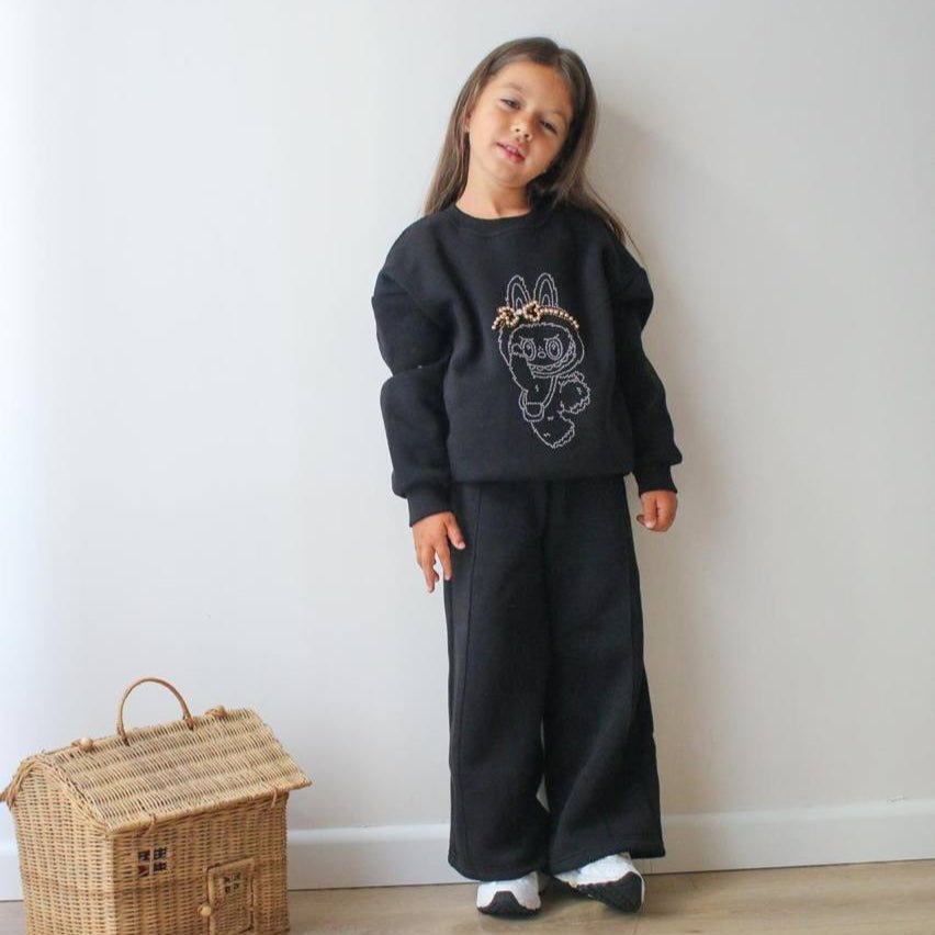 La - Bu - Bu Rhinestone Girls Casual Set - CSB Designs