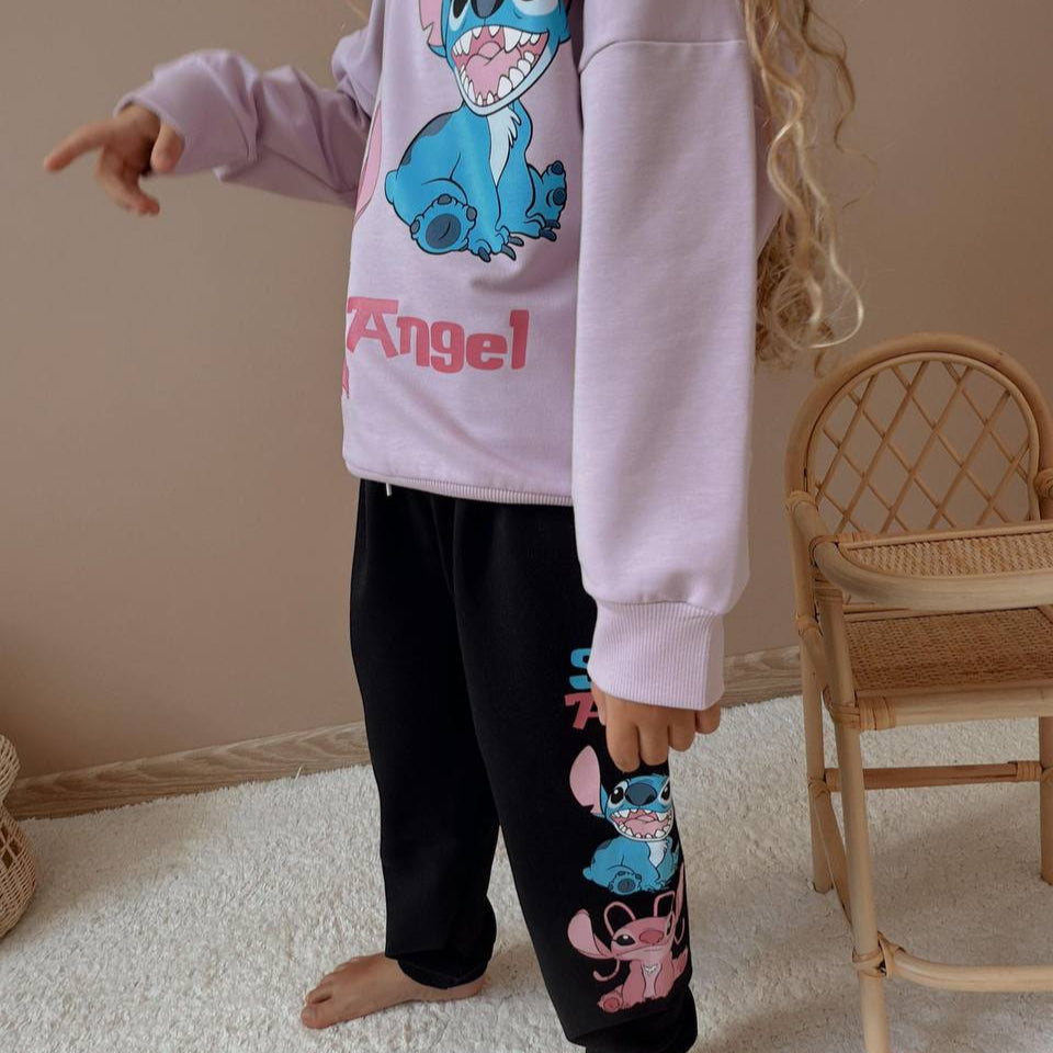 STlTCH Friends Girls Jogger Set