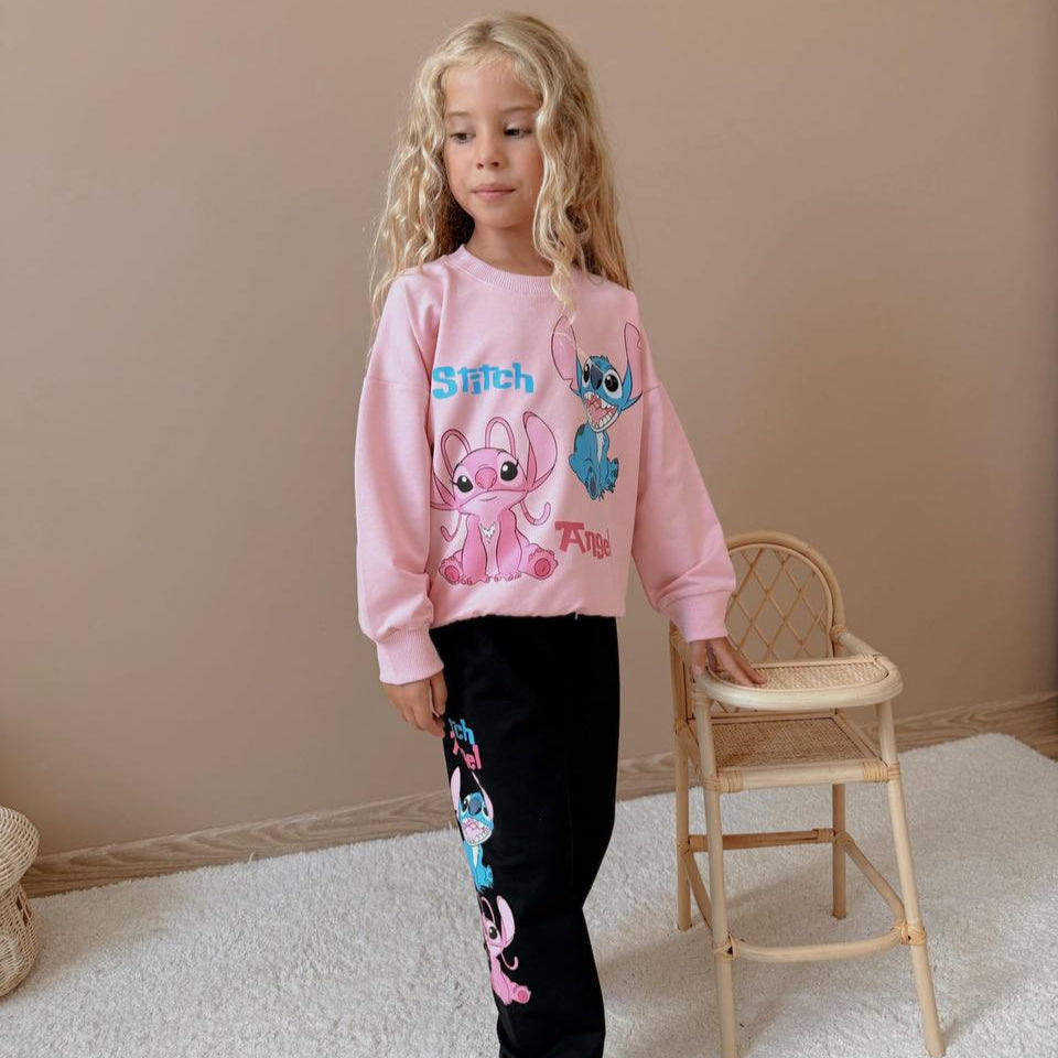 STlTCH Friends Girls Jogger Set