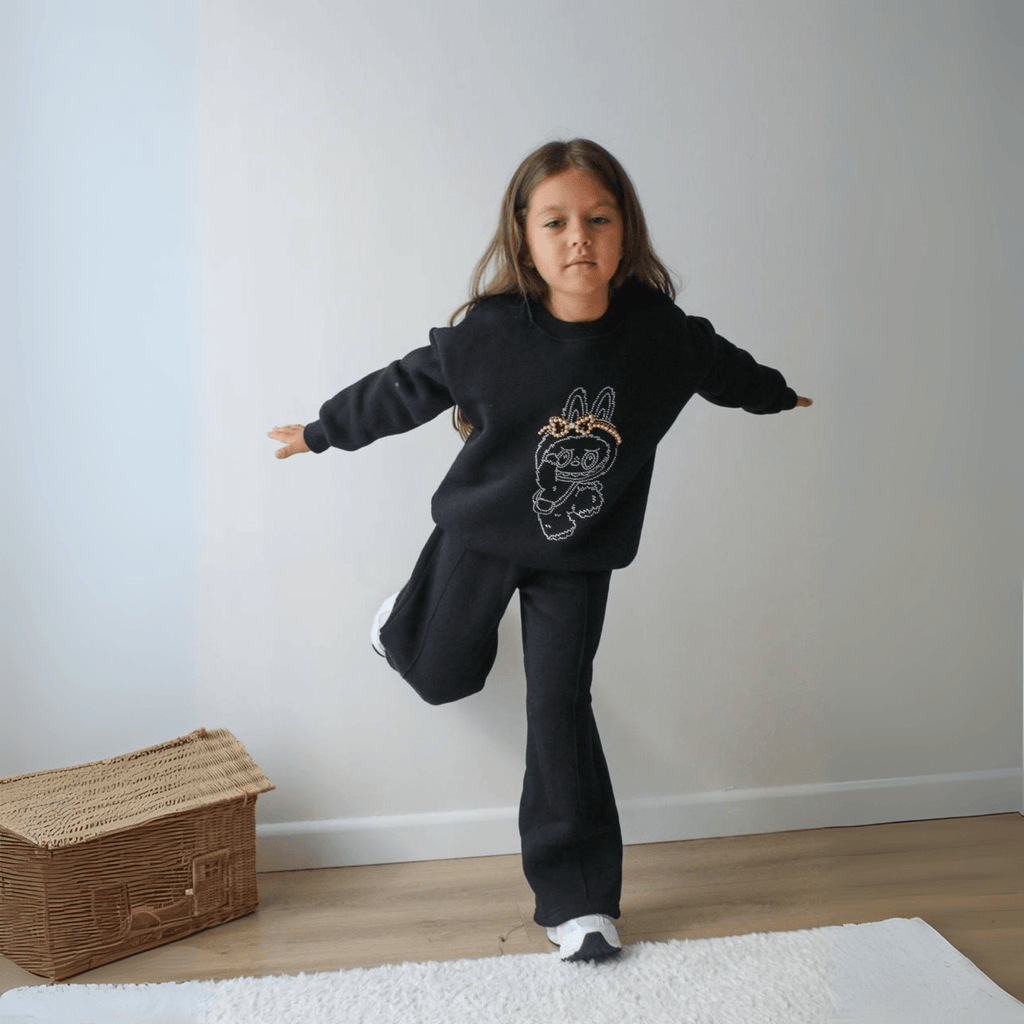 La - Bu - Bu Rhinestone Girls Casual Set - CSB Designs