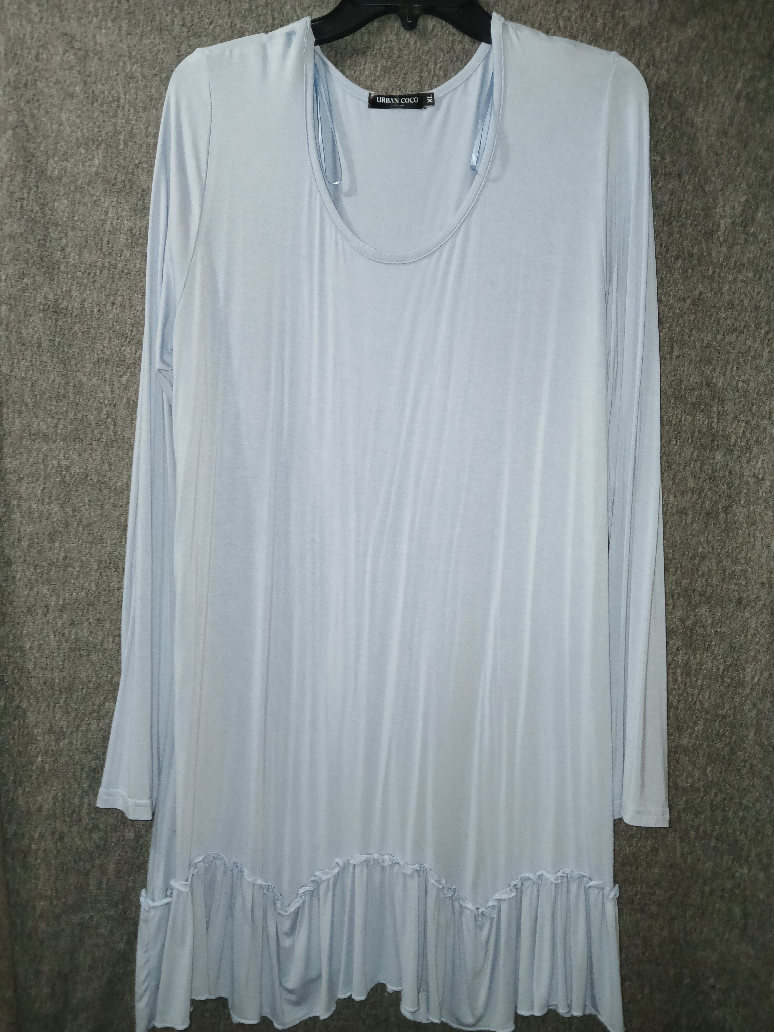 Light Blue Long Sleeve Tunic