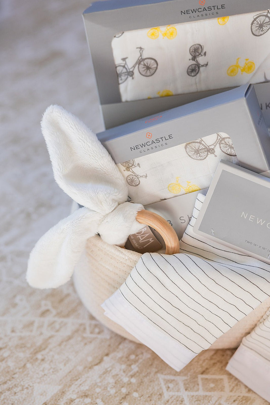 Welcome Baby - Gender Neutral Gift Basket - CSB Designs